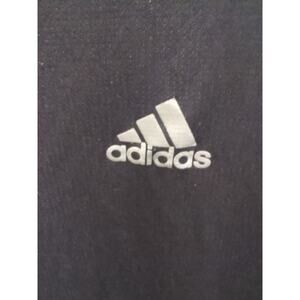 Adidas Shirt Men Size Large Black Running Climalite Logo Short Sleeve Athletic